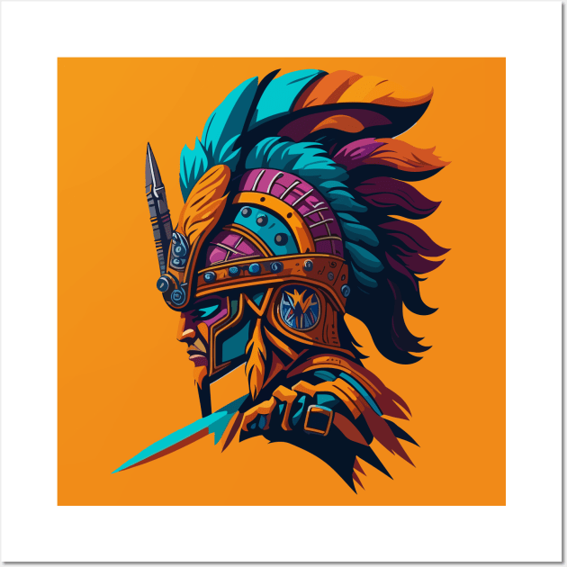 Chief Warrior Wall Art by SpriteGuy95